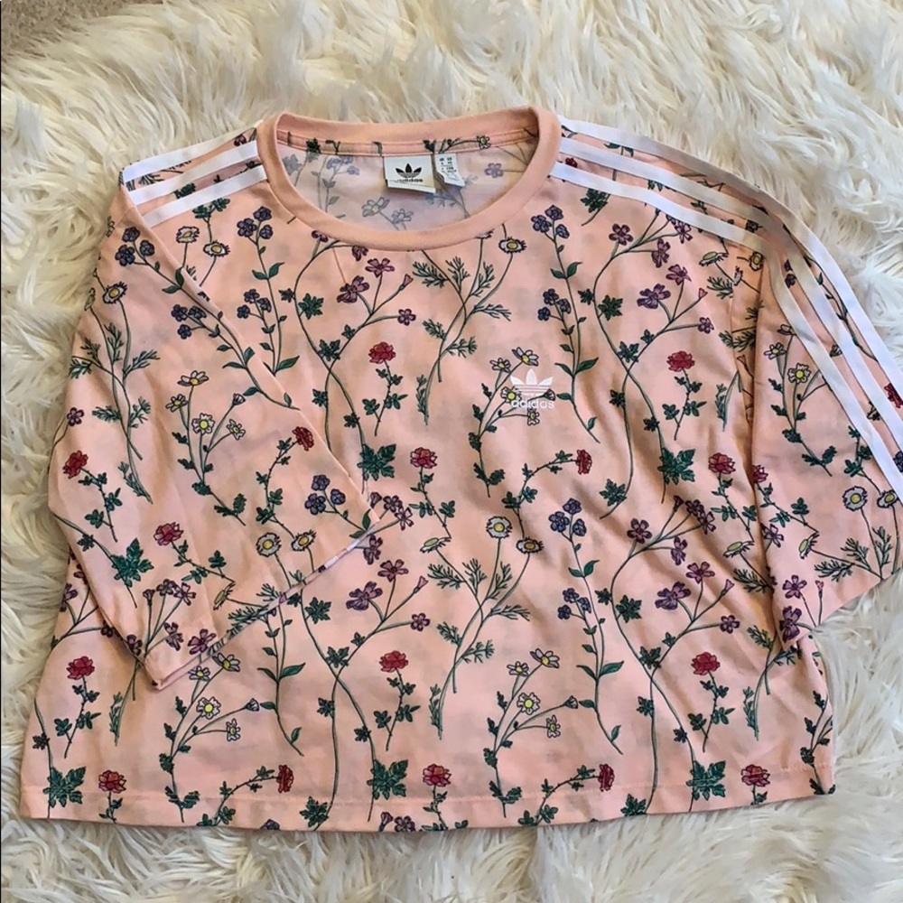 Adidas crop tee